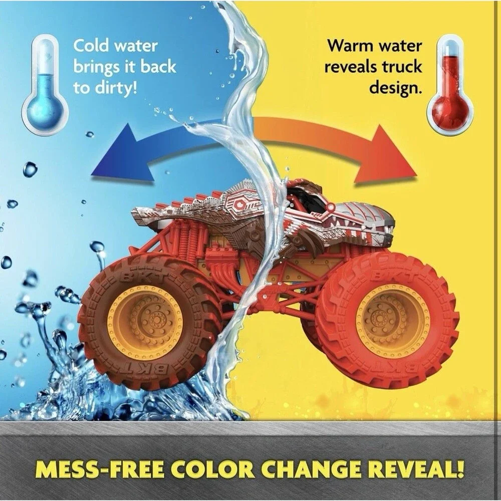 Monster Jam Mud Blasters DUNK TANK + EXCLUSIVE Monster Mutt  Dalmatian NEW